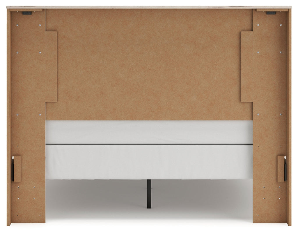 Lawroy Light Natural Queen Panel Bed