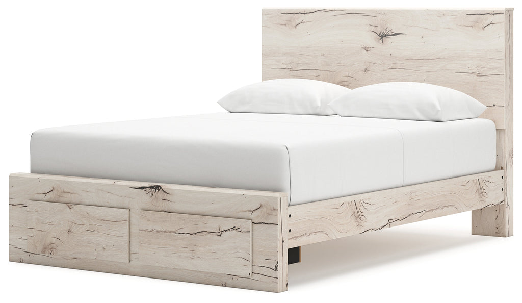 Lawroy Light Queen Storage Bedroom Set, Natural