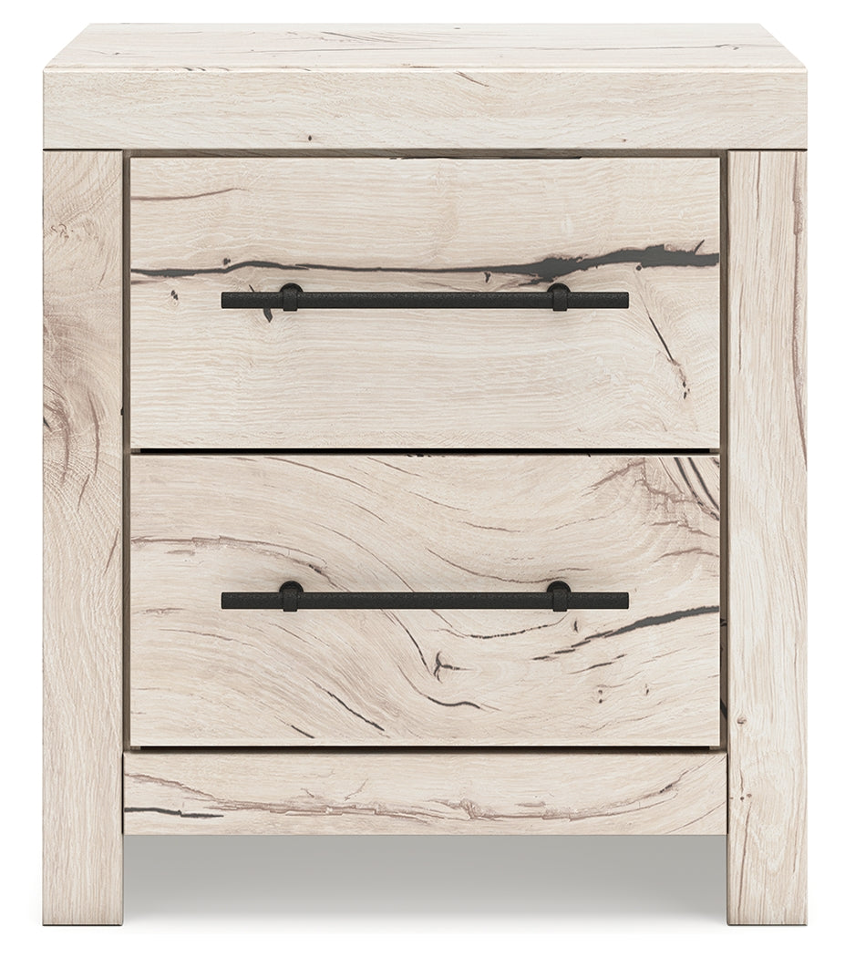 Lawroy Light Queen Storage Bedroom Set, Natural