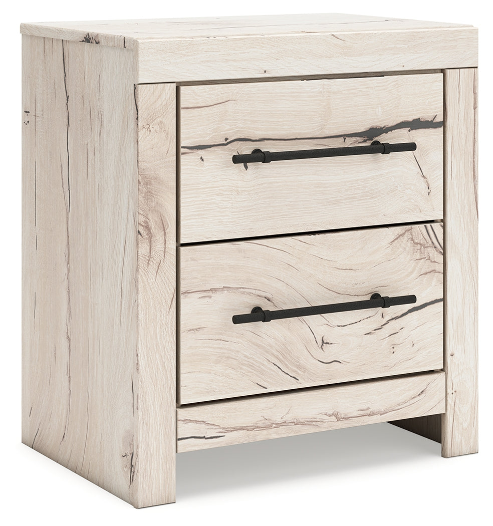Lawroy Light Twin Panel Bedroom Set, Natural