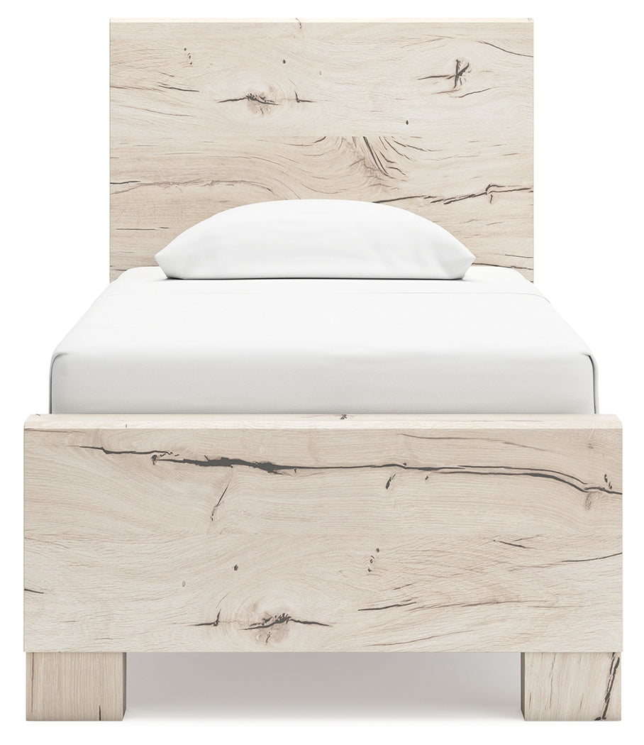 Lawroy Light Natural Twin Panel Youth Bed