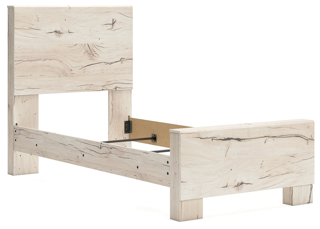 Lawroy Light Natural Twin Panel Youth Bed