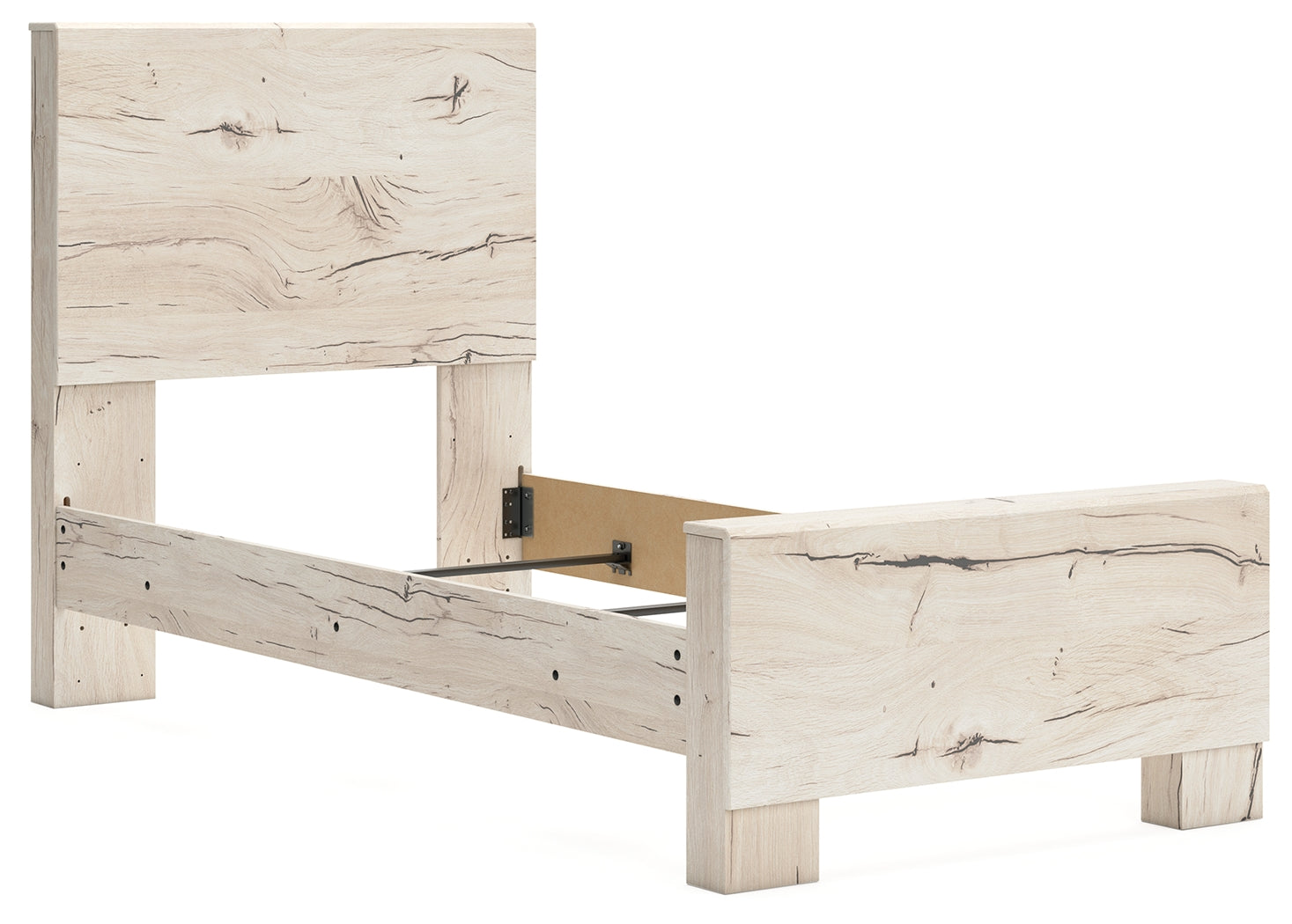 Lawroy Light Natural Twin Panel Youth Bed