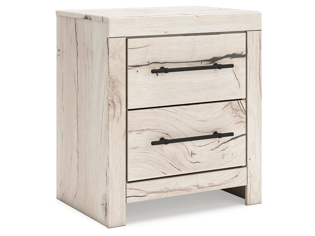 Lawroy Light Natural Two Drawer Nightstand