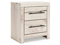Lawroy Light Natural Two Drawer Nightstand