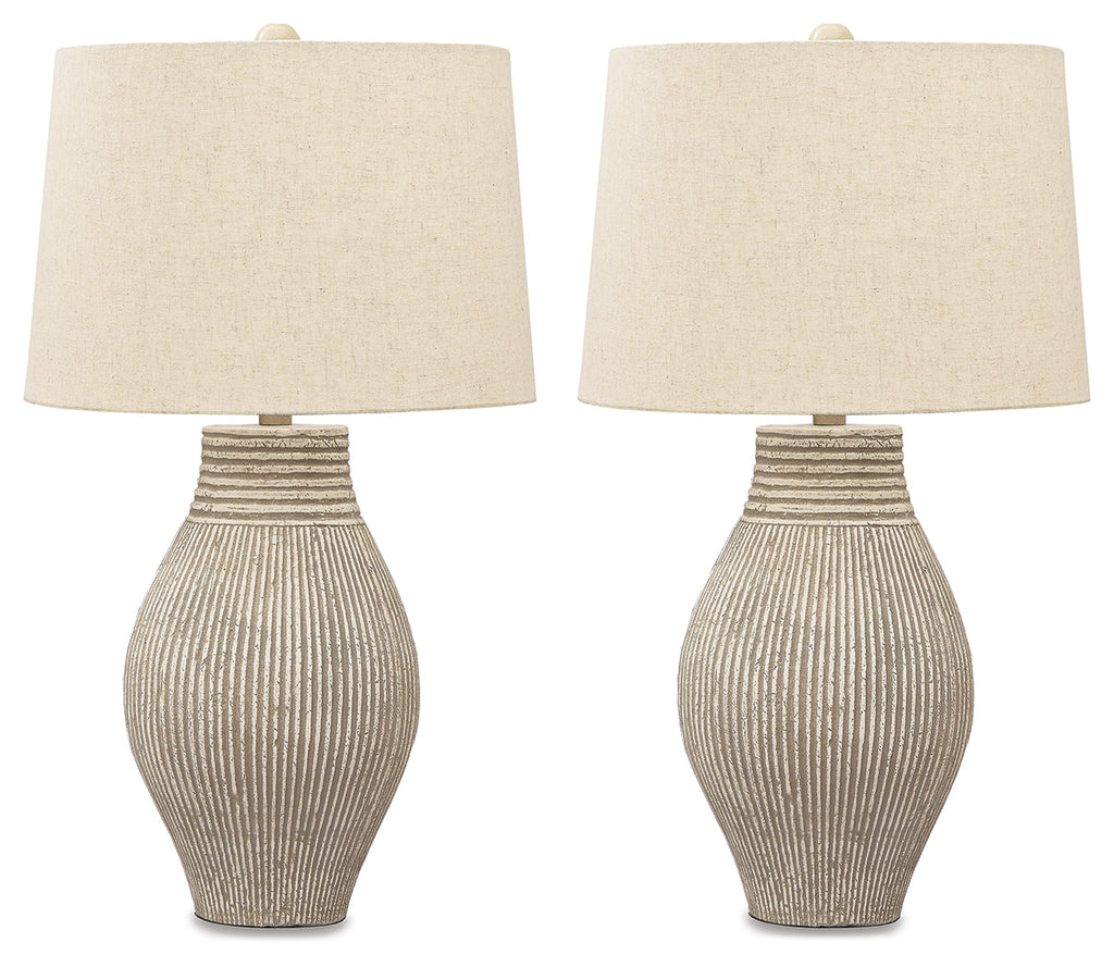Layal Beige Table Lamp (Set of 2)