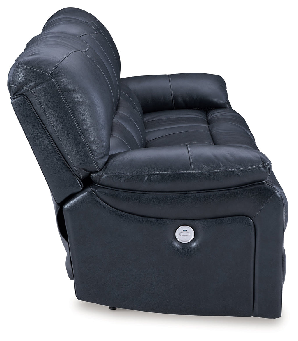 Leesworth Ocean Power Reclining Sofa