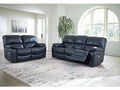 Leesworth Ocean Power Reclining Sofa and Loveseat