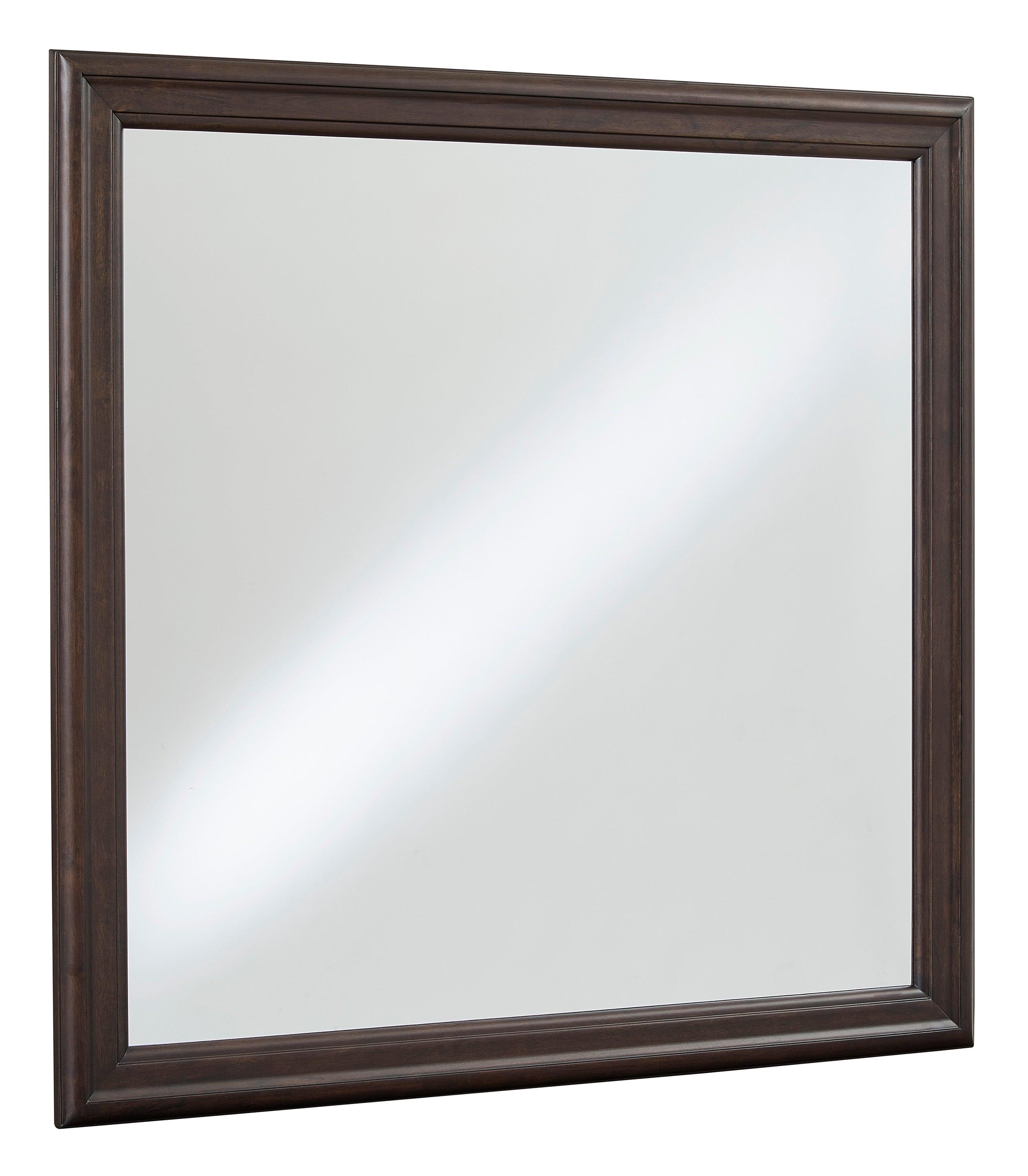 Leewarden Dark Brown Bedroom Mirror