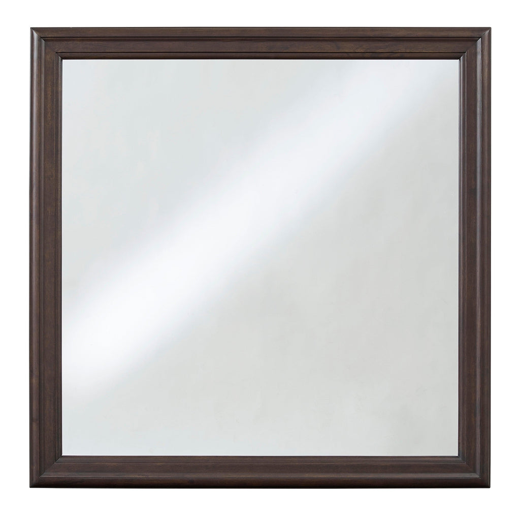 Leewarden Dark Brown Bedroom Mirror