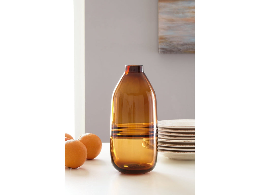 Lemmitt Amber Vase