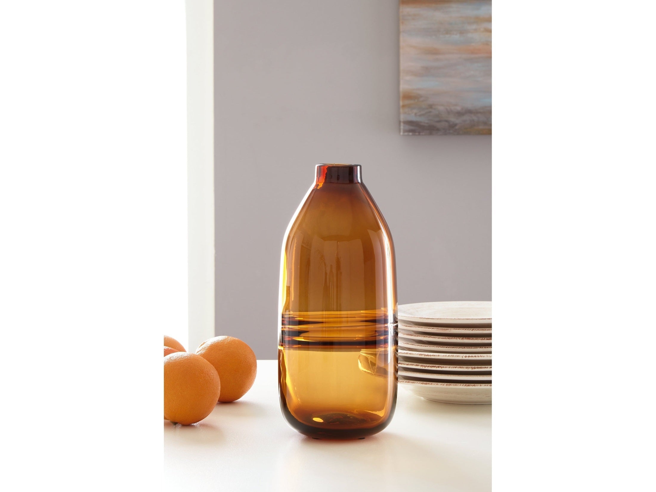 Lemmitt Amber Vase
