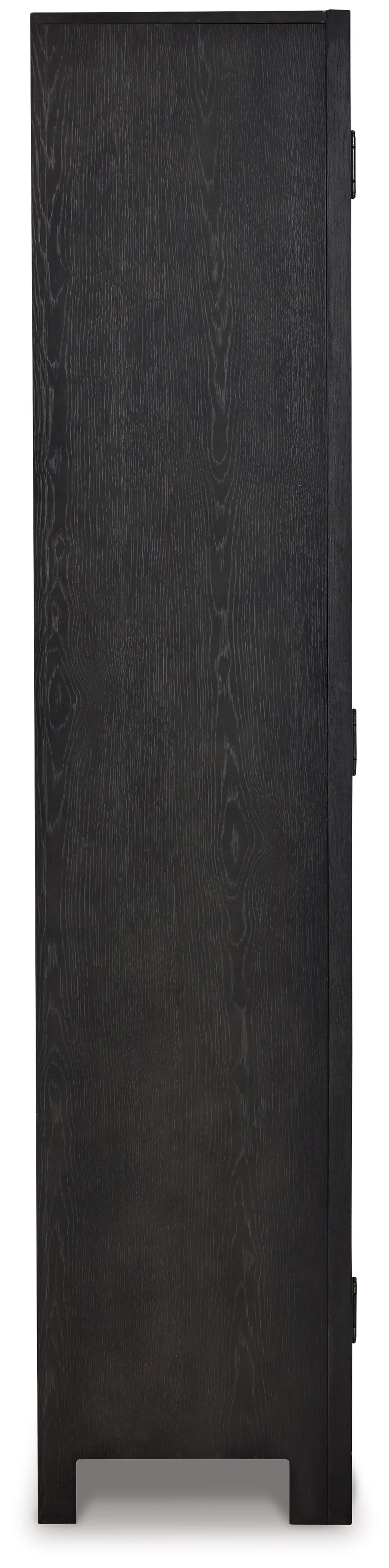Lenston Black/Gray Tall Accent Cabinet