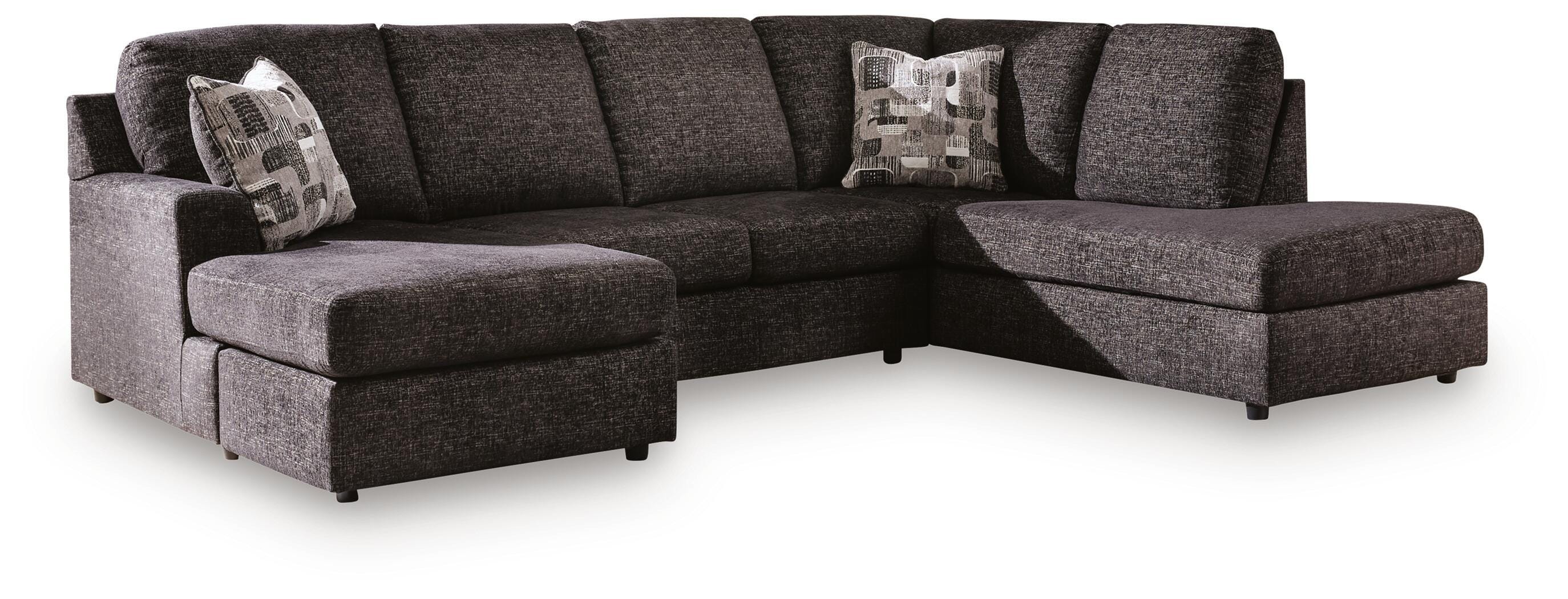Lentiz Onyx 2-Piece Sectional w/ Chaise