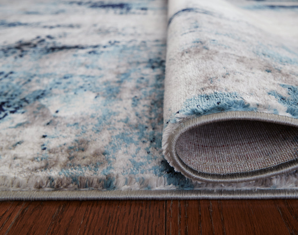 Leonelle Cream/Blue/Gray Medium Rug