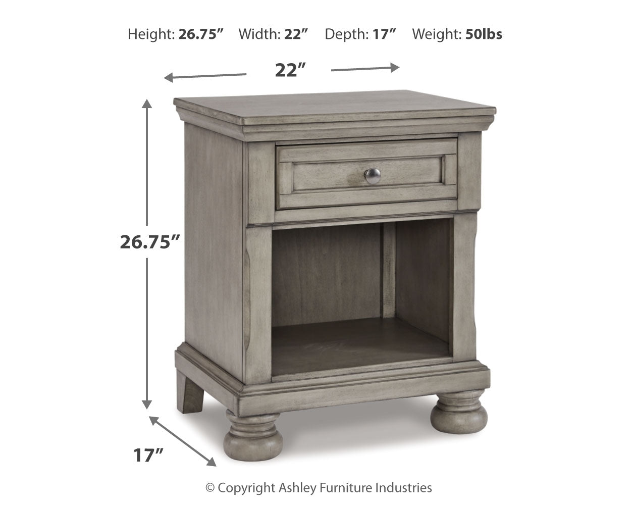 Lettner California King Panel Storage Bedroom Set