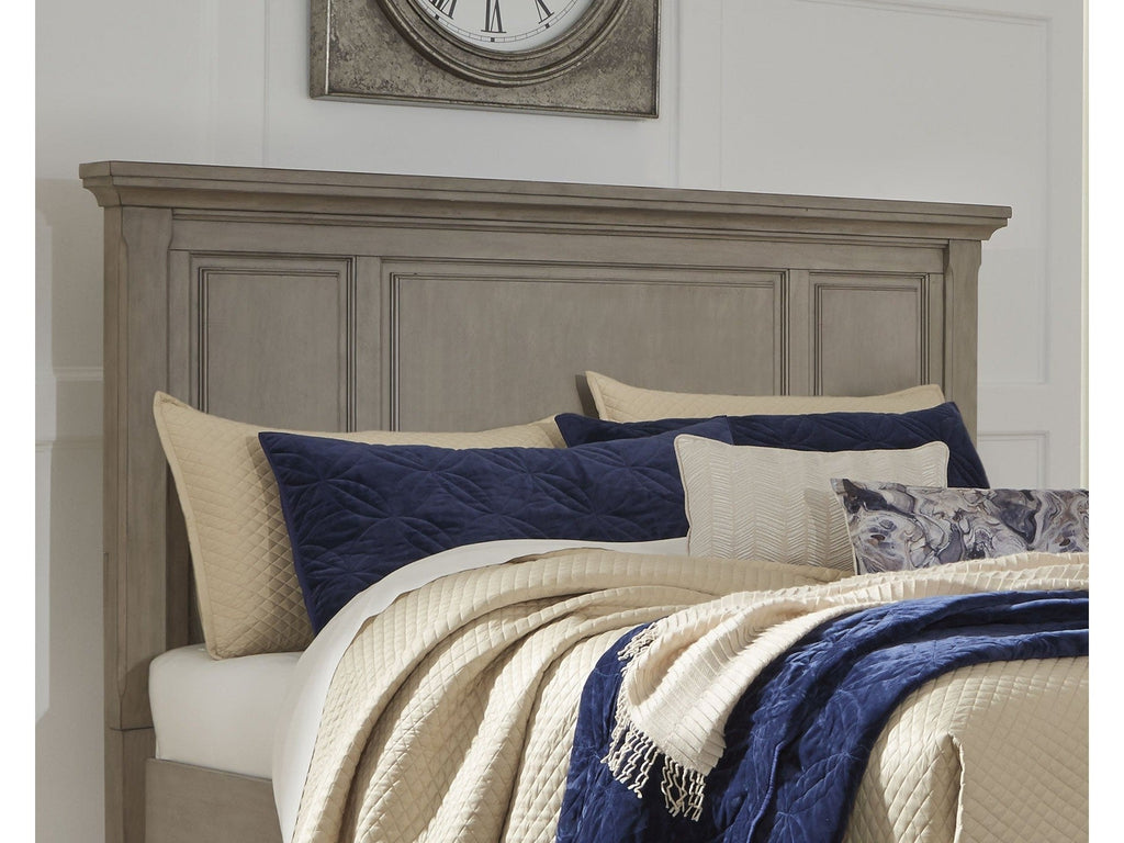 Lettner King/California King Panel HB, Light Gray