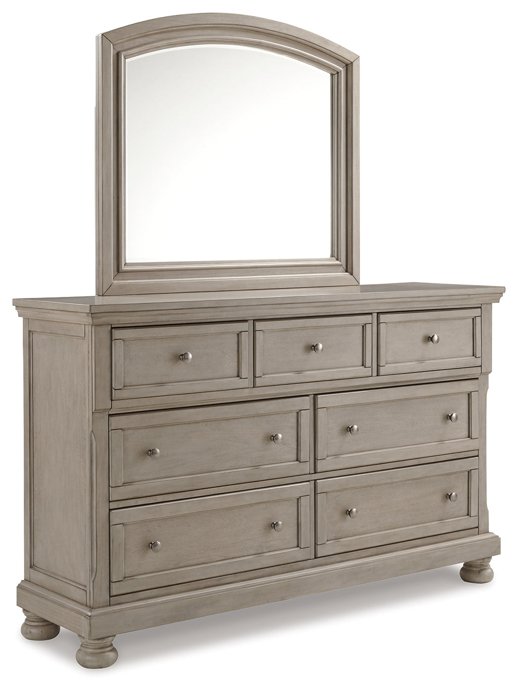 Lettner King Panel Bedroom Set, Light Gray