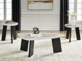 Lilyberg Gray/Black Occasional Table Set (Set of 3)