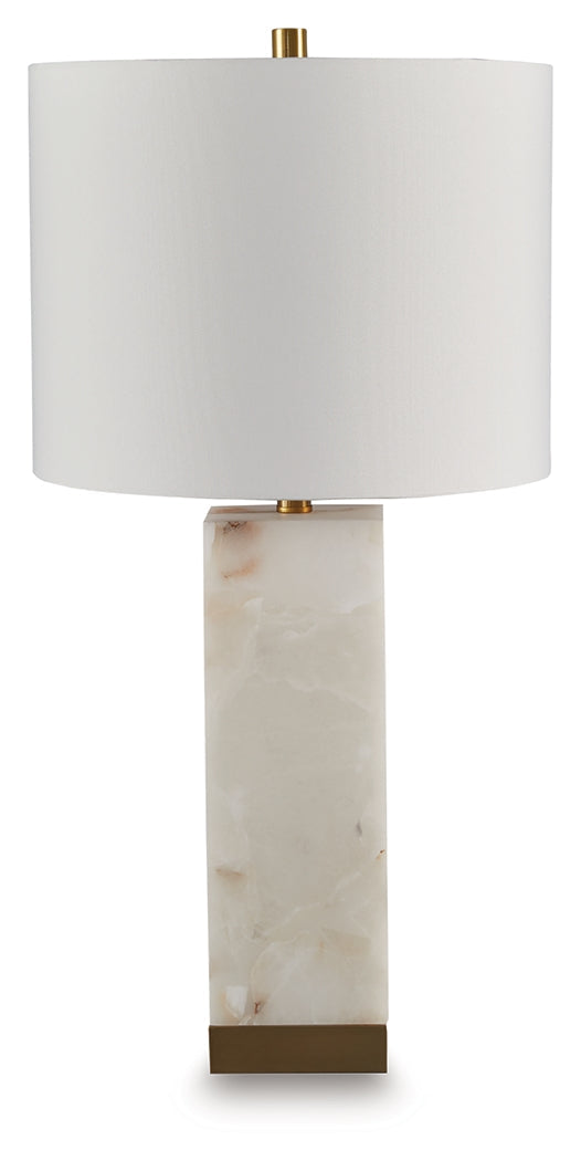 Linderfield White/Gold Finish Table Lamp