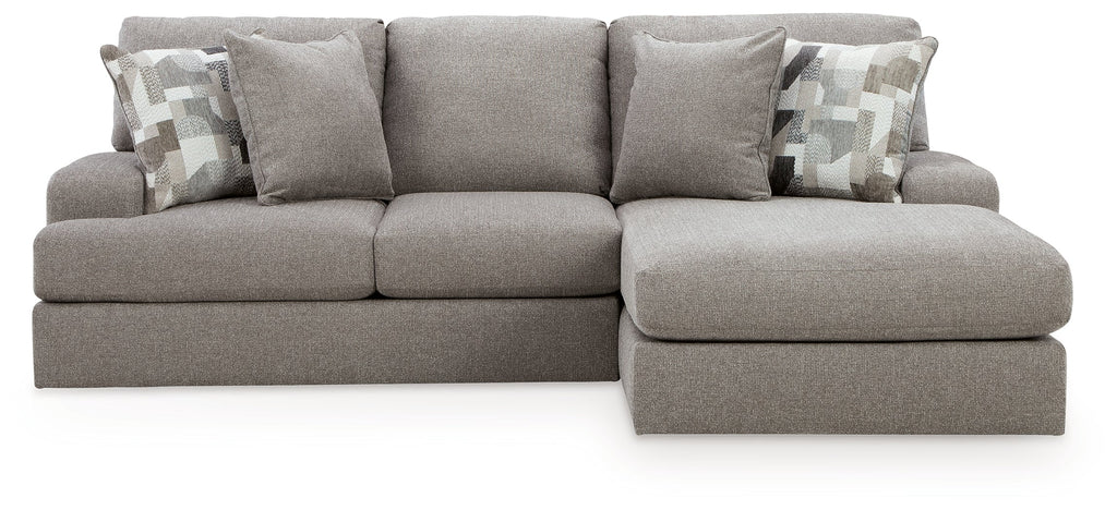 Lindon Smoke 2-Piece Sectional w/ Chaise