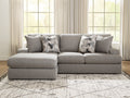 Lindon Smoke 2-Piece Sectional with Chaise