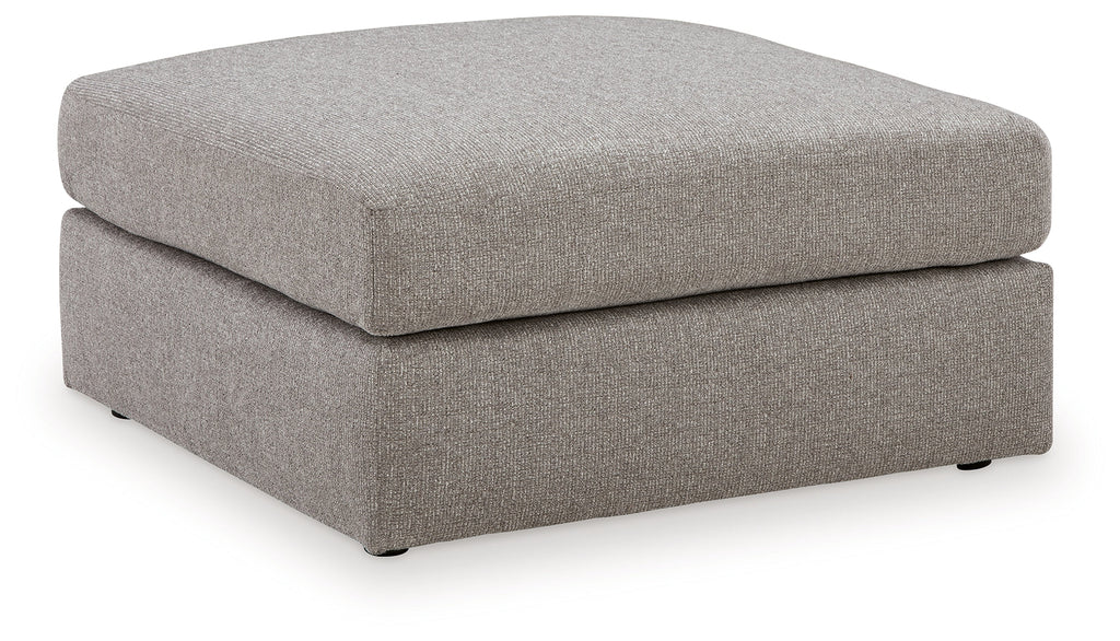 Lindon Smoke Oversized Accent Ottoman