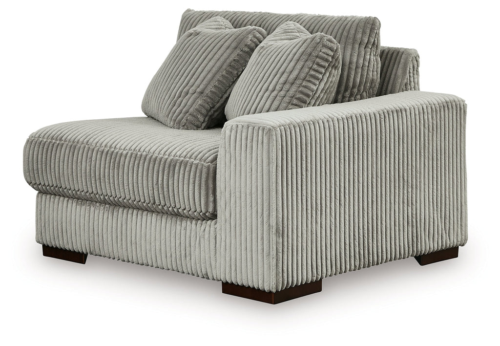 Lindyn Fog 2-Piece Sectional Sofa and Oversized Swivel Accent Chair