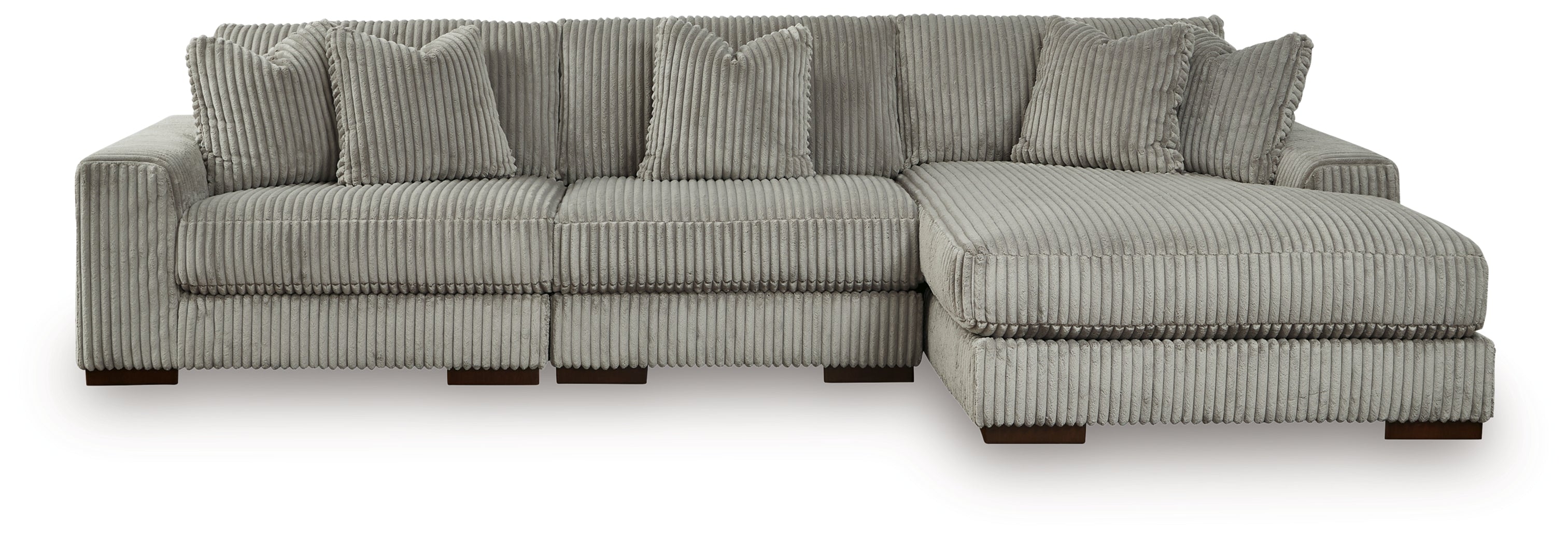Lindyn Fog 3-Piece Sectional and Chair