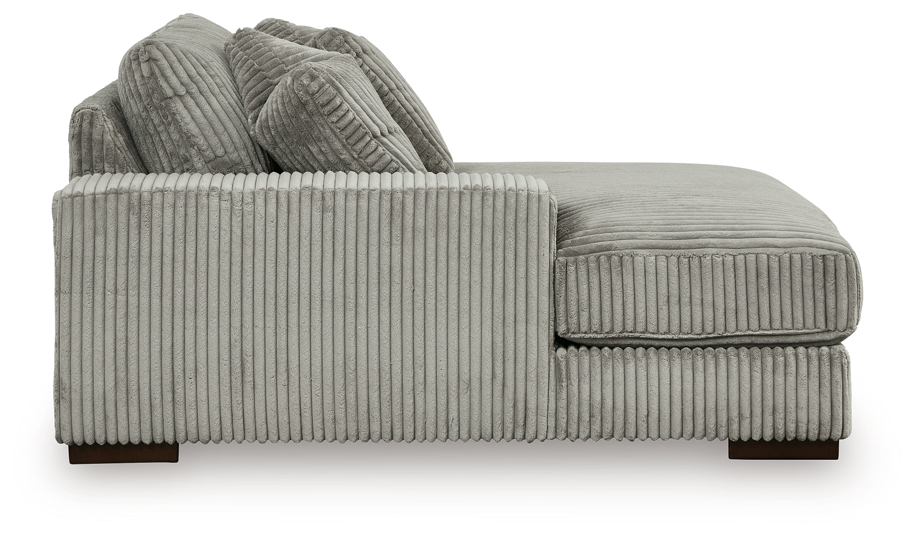 Lindyn Fog 3-Piece Sectional with Double Chaise