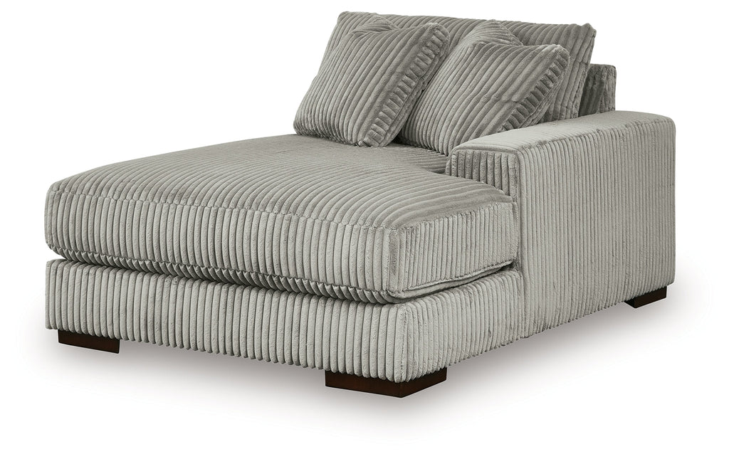 Lindyn Fog 3-Piece Sectional with Double Chaise