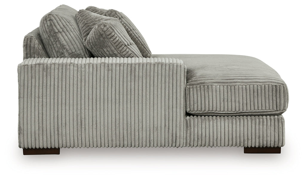 Lindyn Fog 3-Piece Sectional with Ottoman