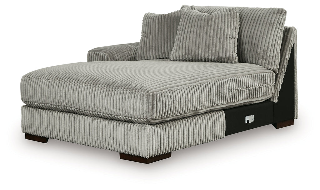 Lindyn Fog 3-Piece Sectional with Ottoman
