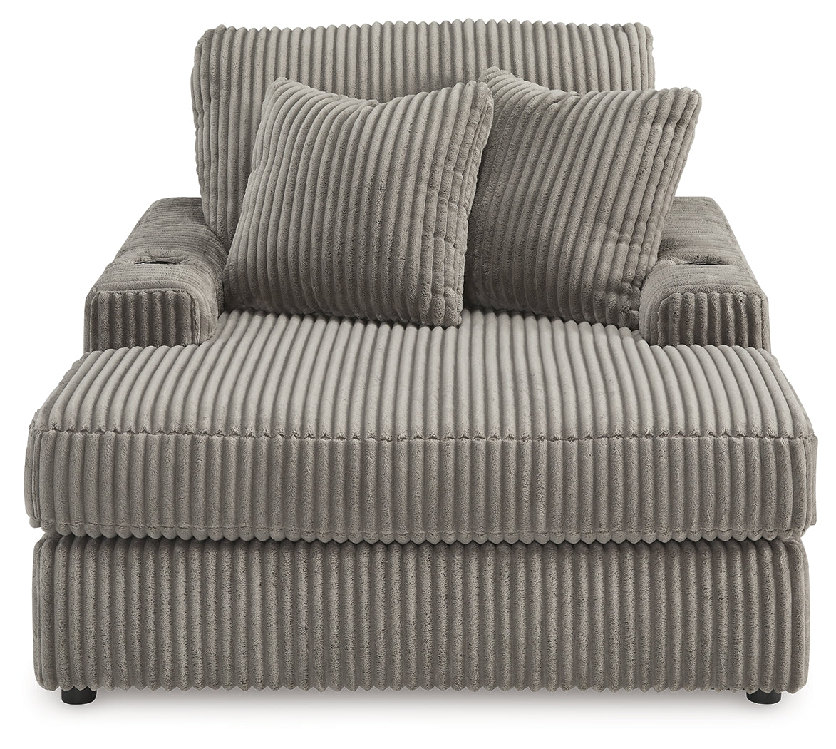 Lindyn Fog 3pc Sectional Sofa