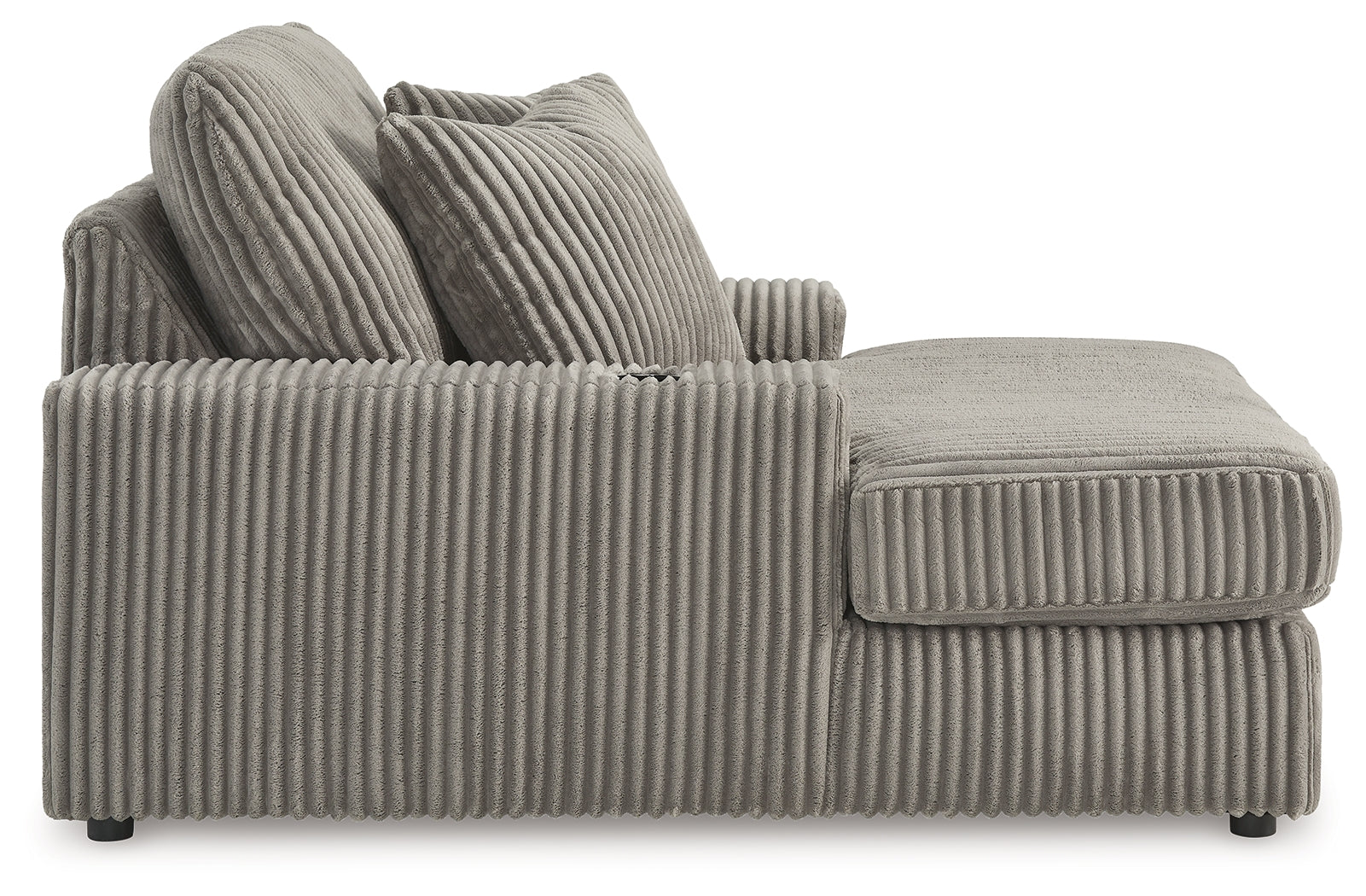 Lindyn Fog Chaise Lounge w/ 2 Cup Holders & USB Charging Port