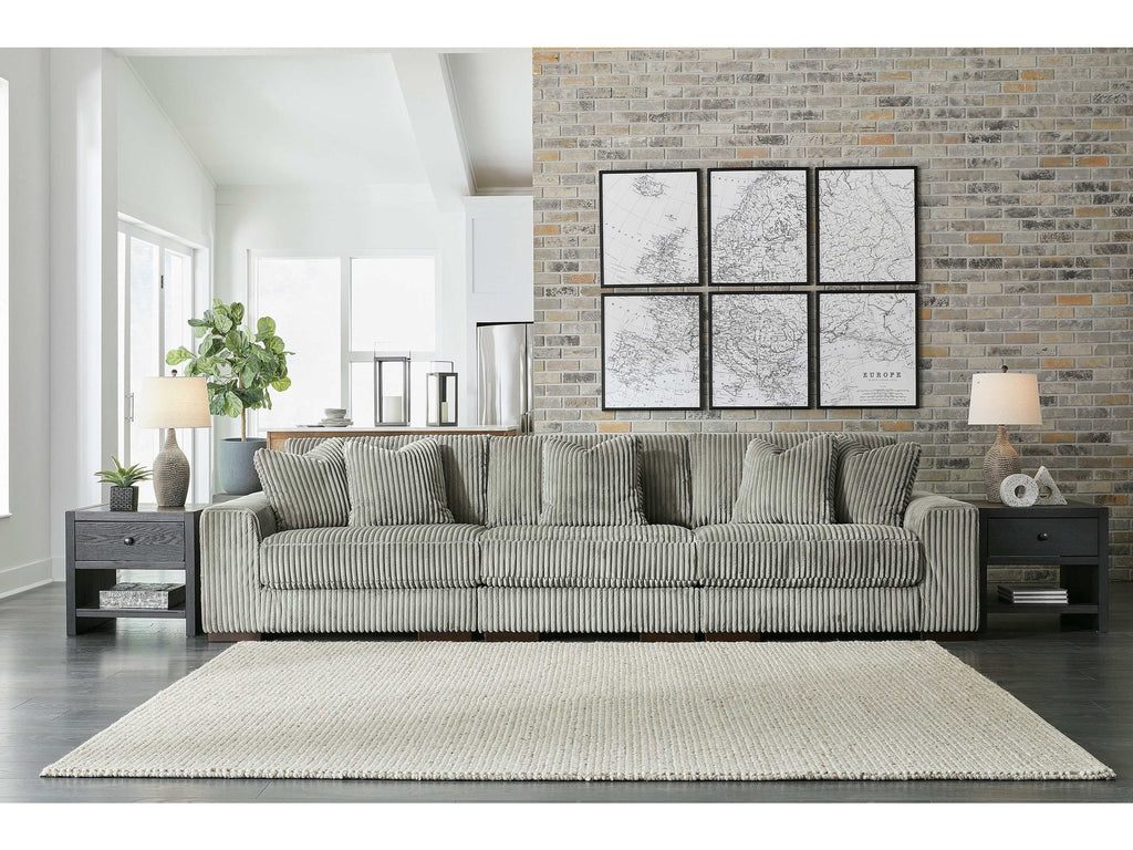 Lindyn Fog 3pc Sectional Sofa