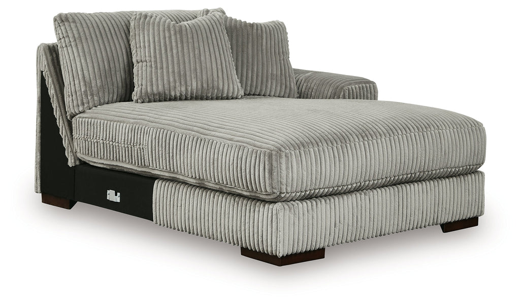 Lindyn Fog 4-Piece Sectional, Chair and Ottoman