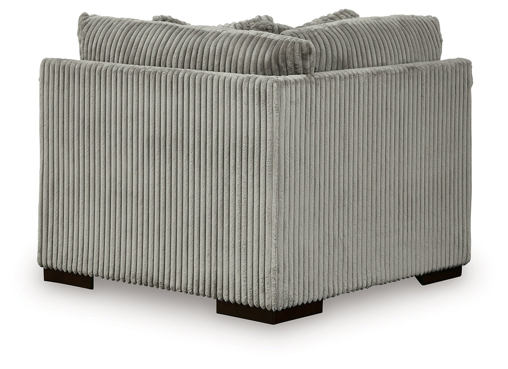 Lindyn Fog 4-Piece Sectional, Chair and Ottoman