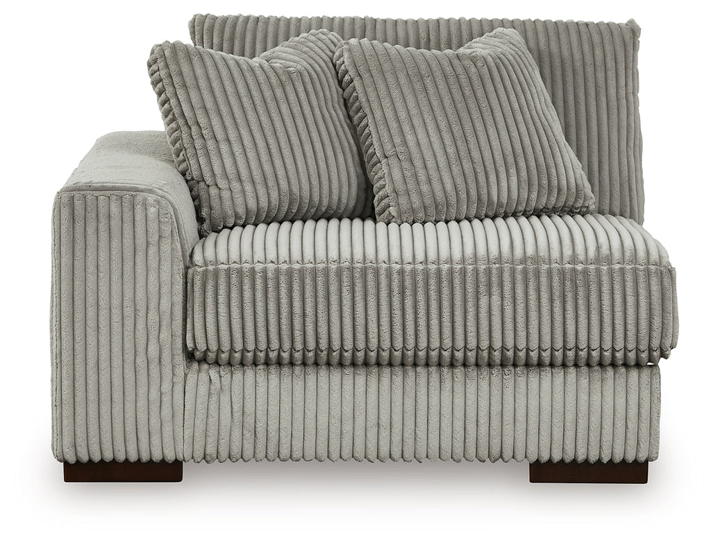 Lindyn Fog 4-Piece Sectional and Ottoman