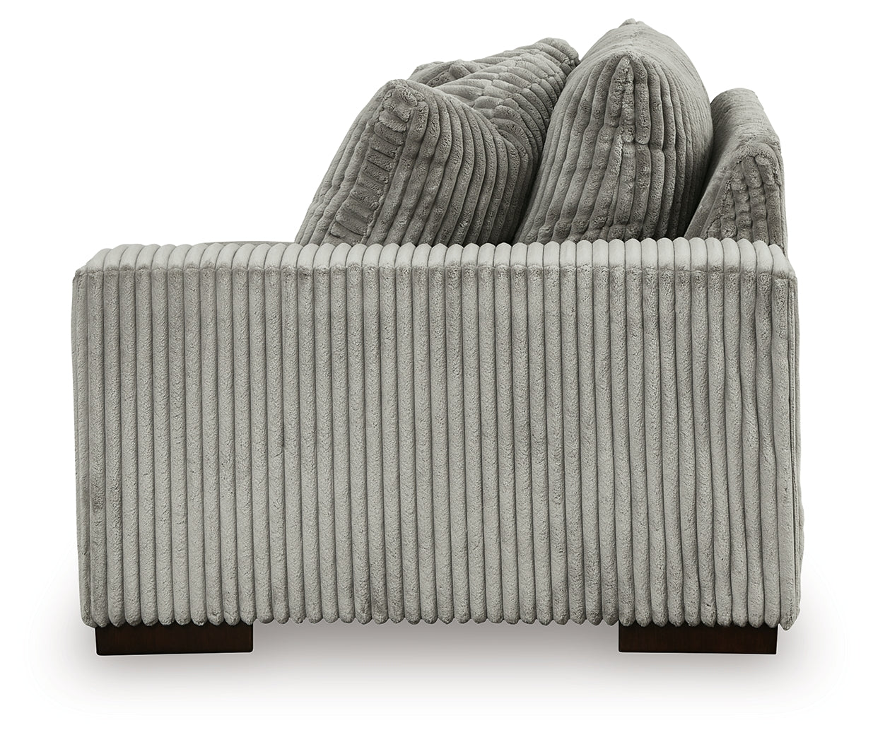 Lindyn Fog 4-Piece Sectional and Ottoman