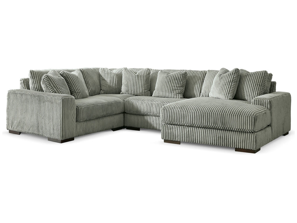 Lindyn Fog 4-Piece Sectional with Chaise