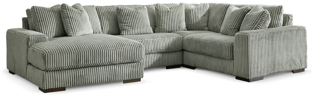 Lindyn Fog 4-Piece Sectional with Chaise