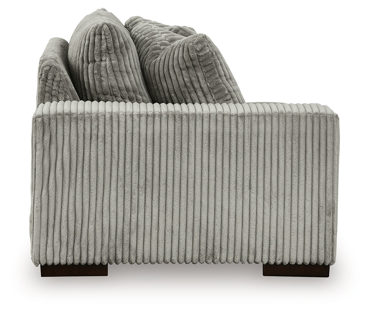 Lindyn Fog 4-Piece Sectional with Chaise and Oversized Accent Ottoman