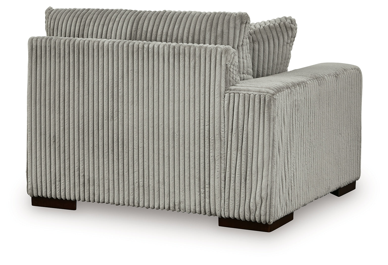 Lindyn Fog 4-Piece Sectional with Chaise and Oversized Accent Ottoman