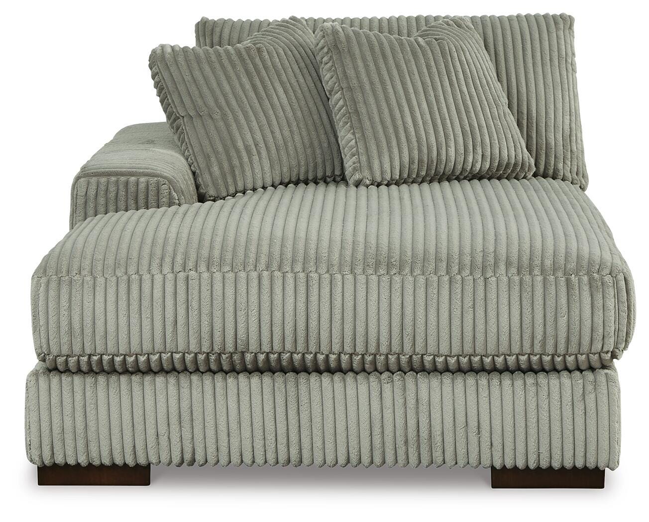 Lindyn Fog 4-Piece Sectional with Double Chaise