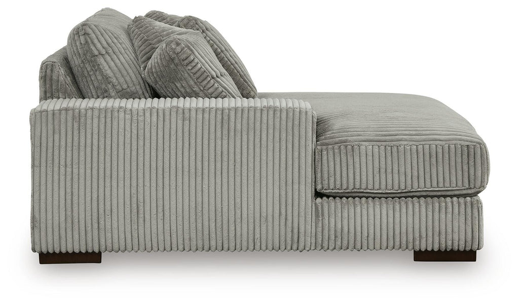 Lindyn Fog 4-Piece Sectional with Double Chaise