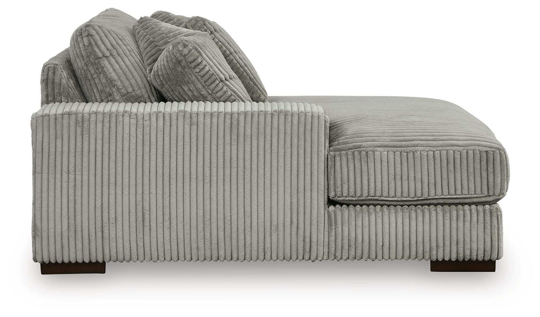 Lindyn Fog 4-Piece Sectional with Double Chaise