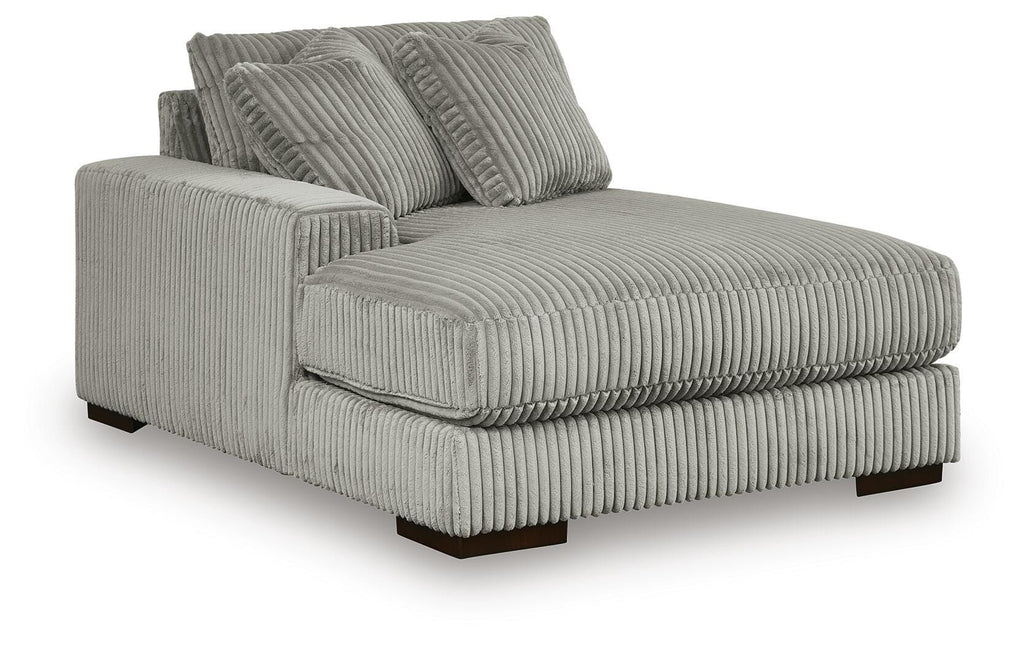 Lindyn Fog 4-Piece Sectional with Double Chaise