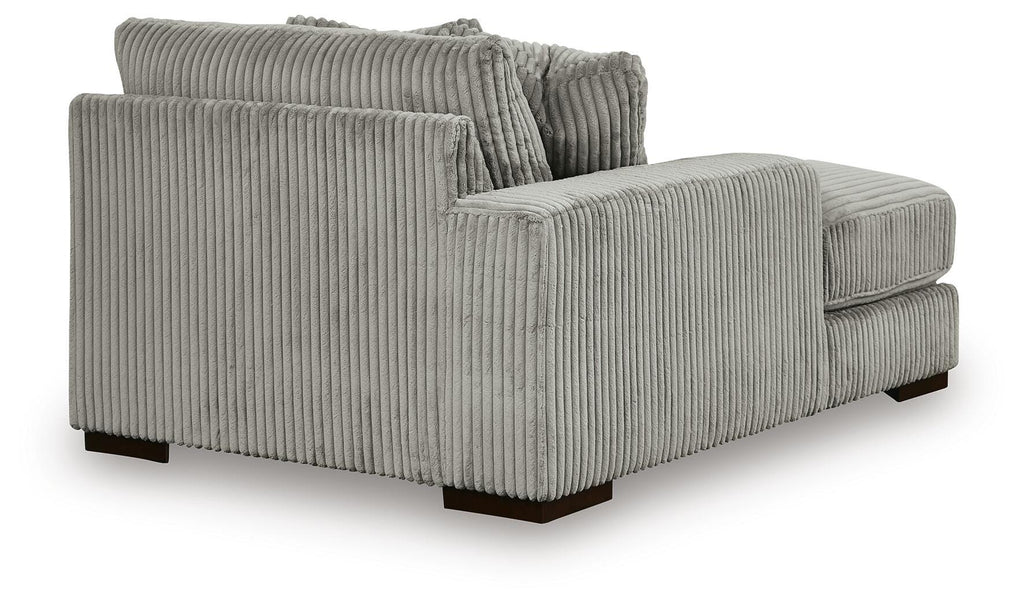 Lindyn Fog 4-Piece Sectional with Double Chaise
