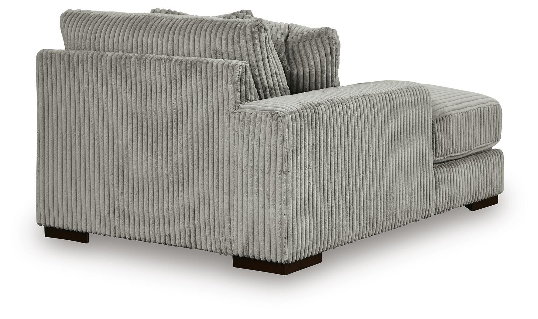 Lindyn Fog 4-Piece Sectional with Double Chaise